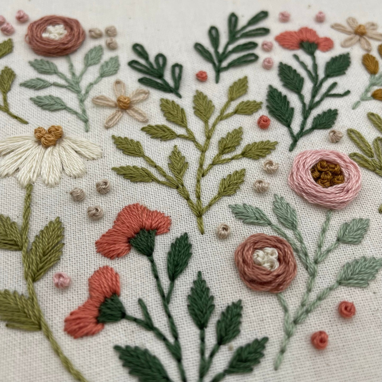 Wildflower Heart Embroidery Kit