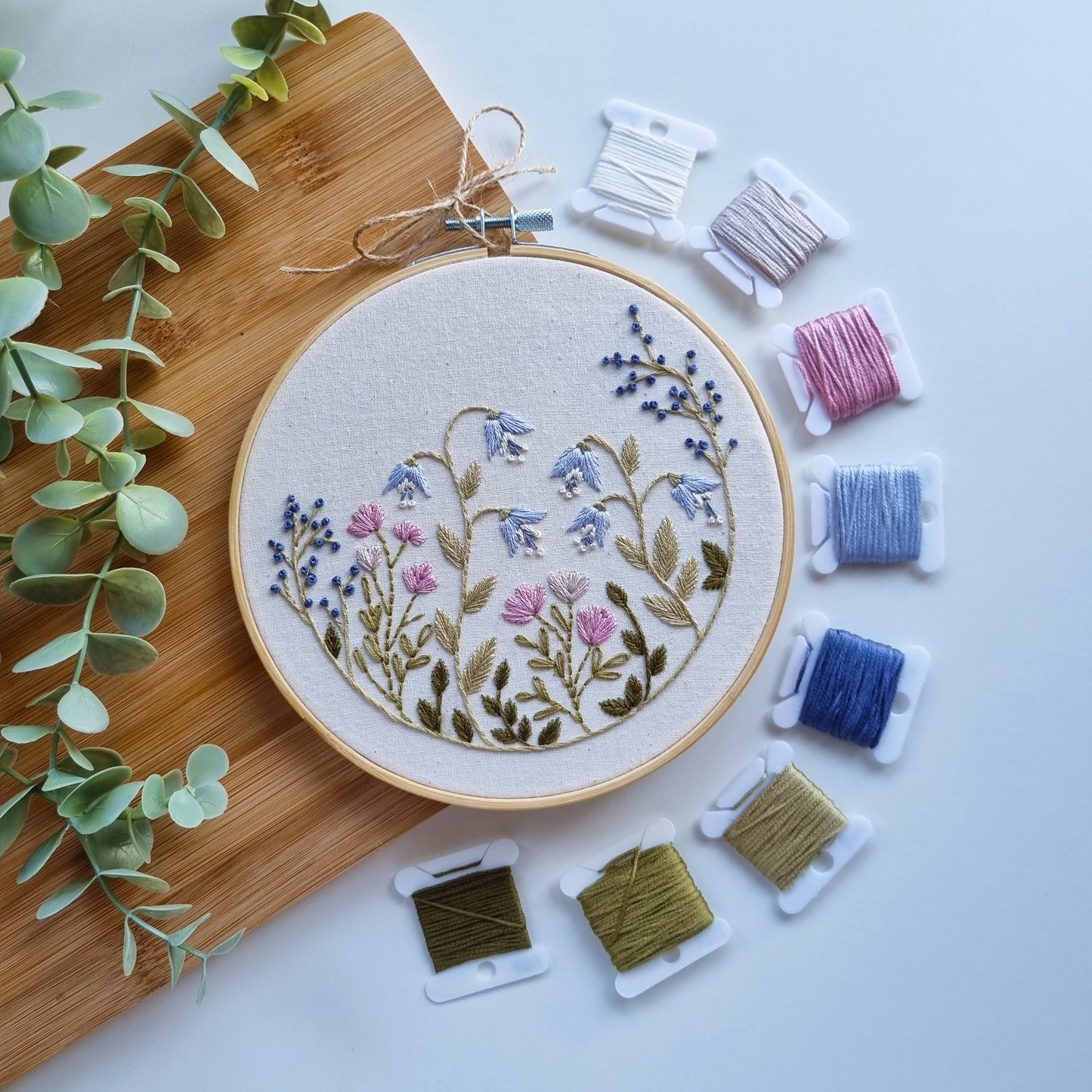 Spring Flower Garden Embroidery Kit