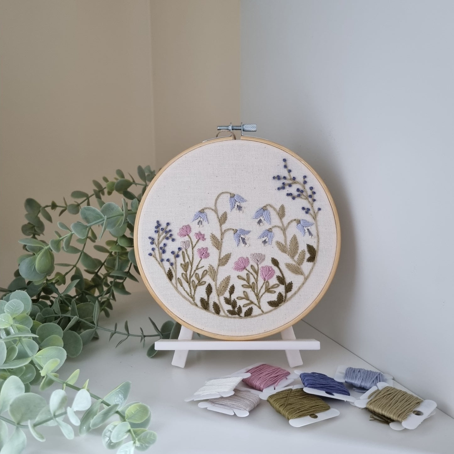 Spring Flower Garden Embroidery Kit