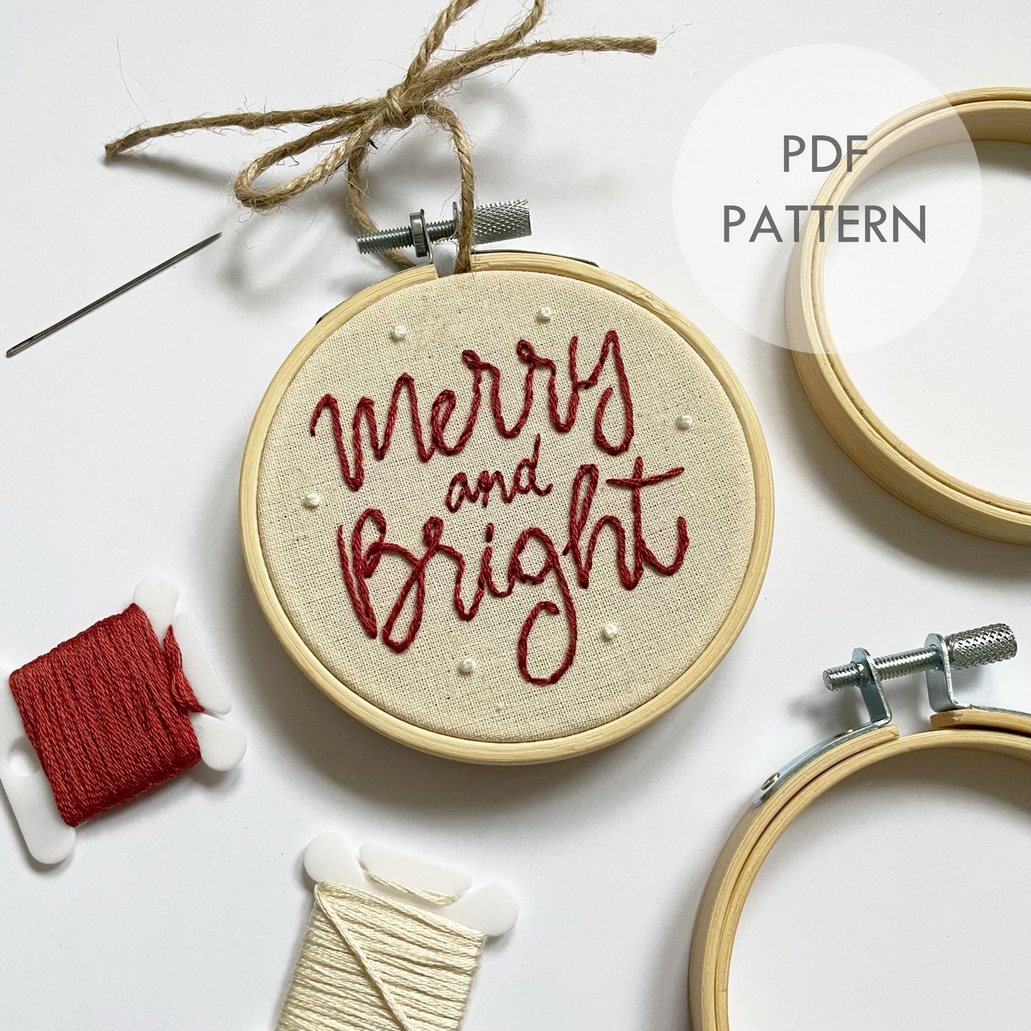 Christmas Bauble Ornaments Collection 2 Digital Pattern