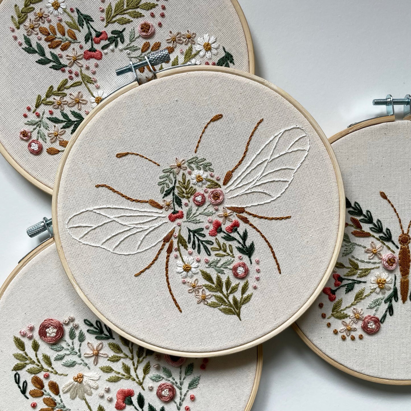 Wildflower Bee Embroidery Kit