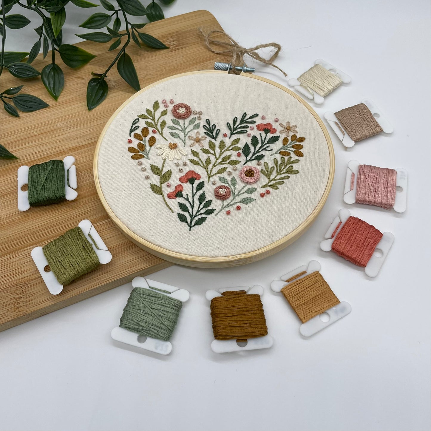 Wildflower Heart Embroidery Kit