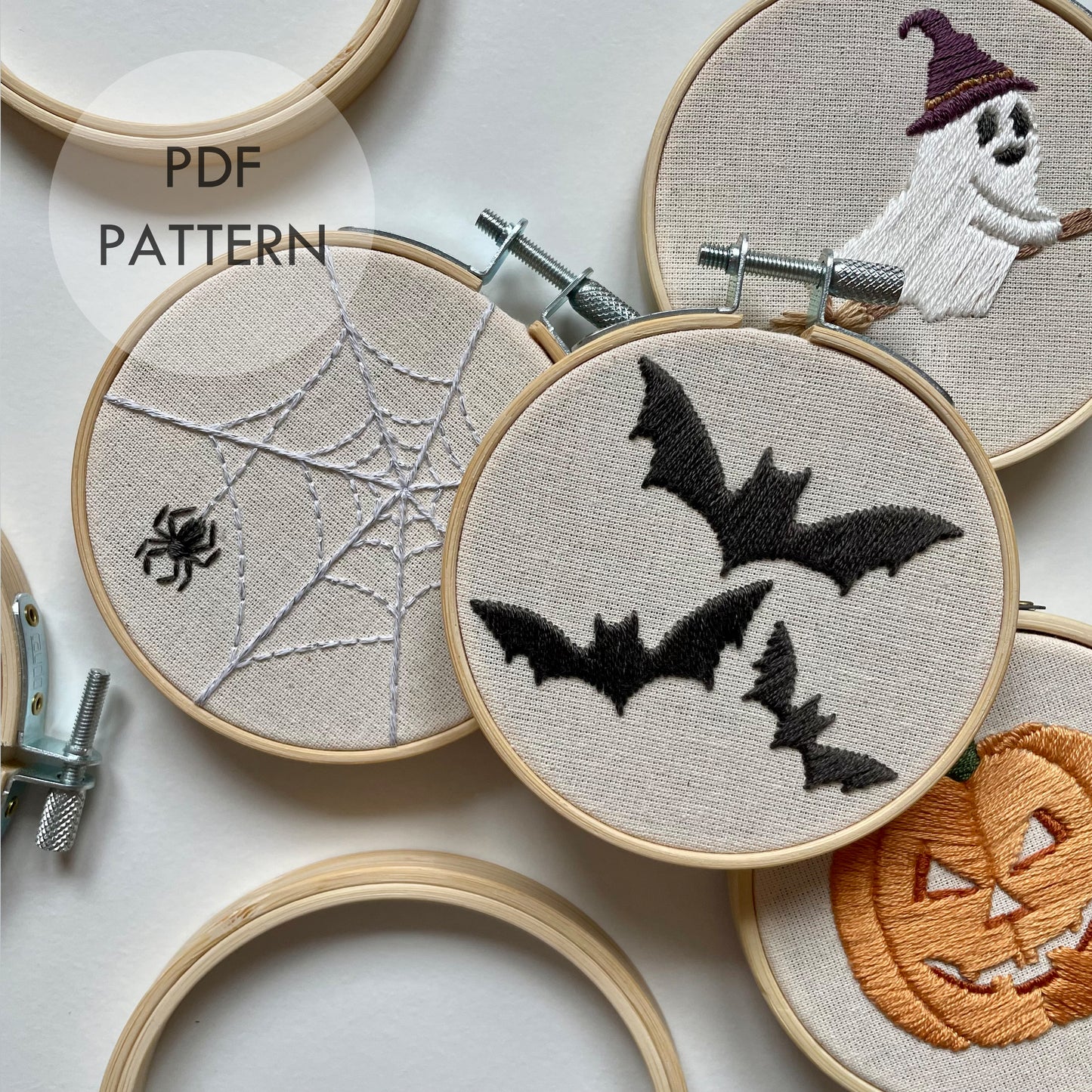 Halloween Ornaments Collection Digital Pattern