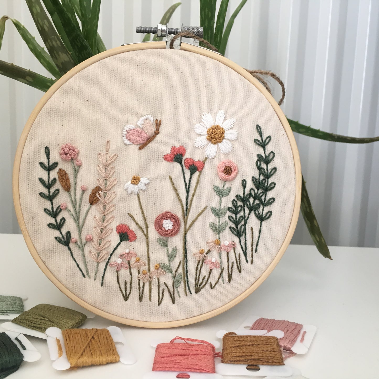 Wildflower Meadow Embroidery Kit