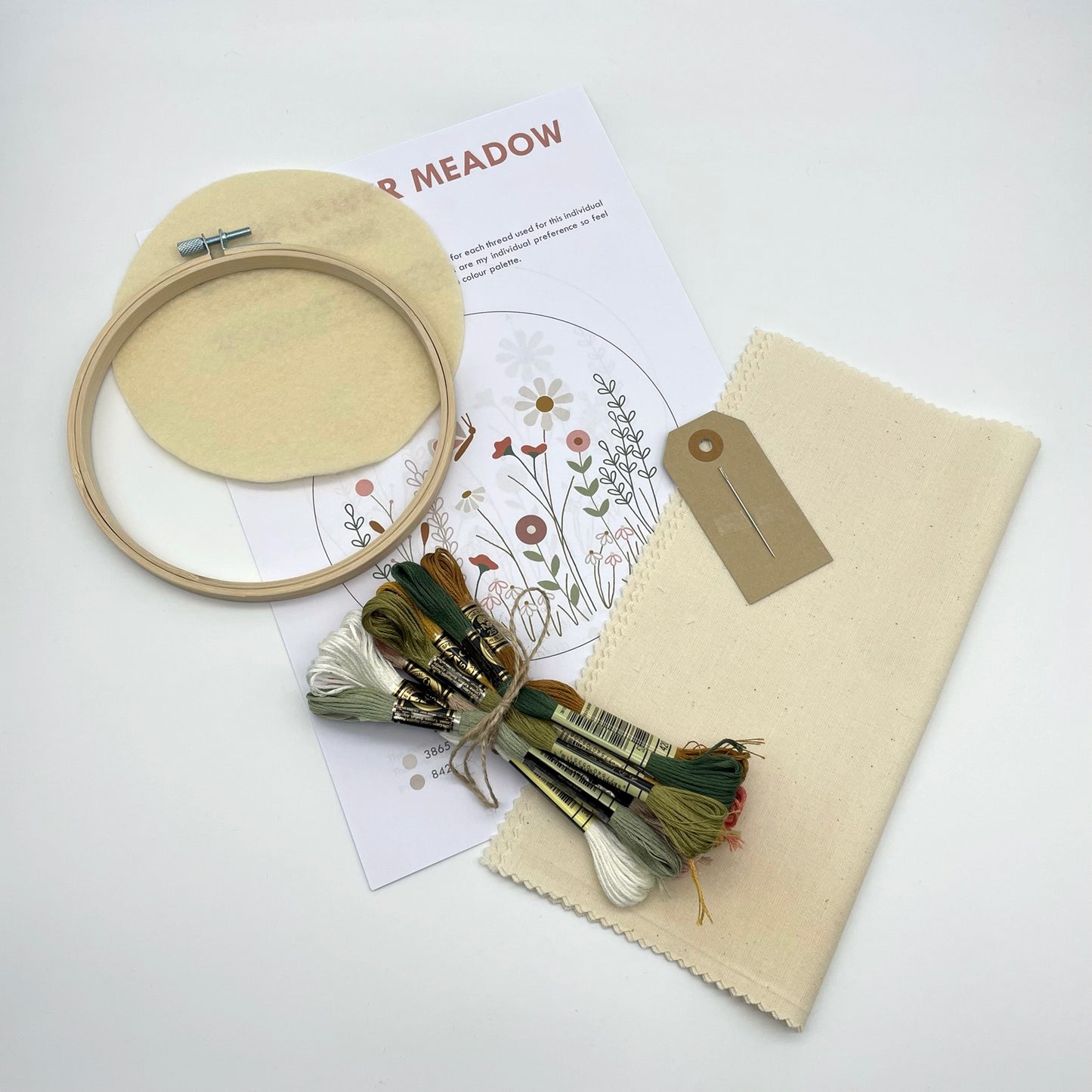 Wildflower Meadow Embroidery Kit