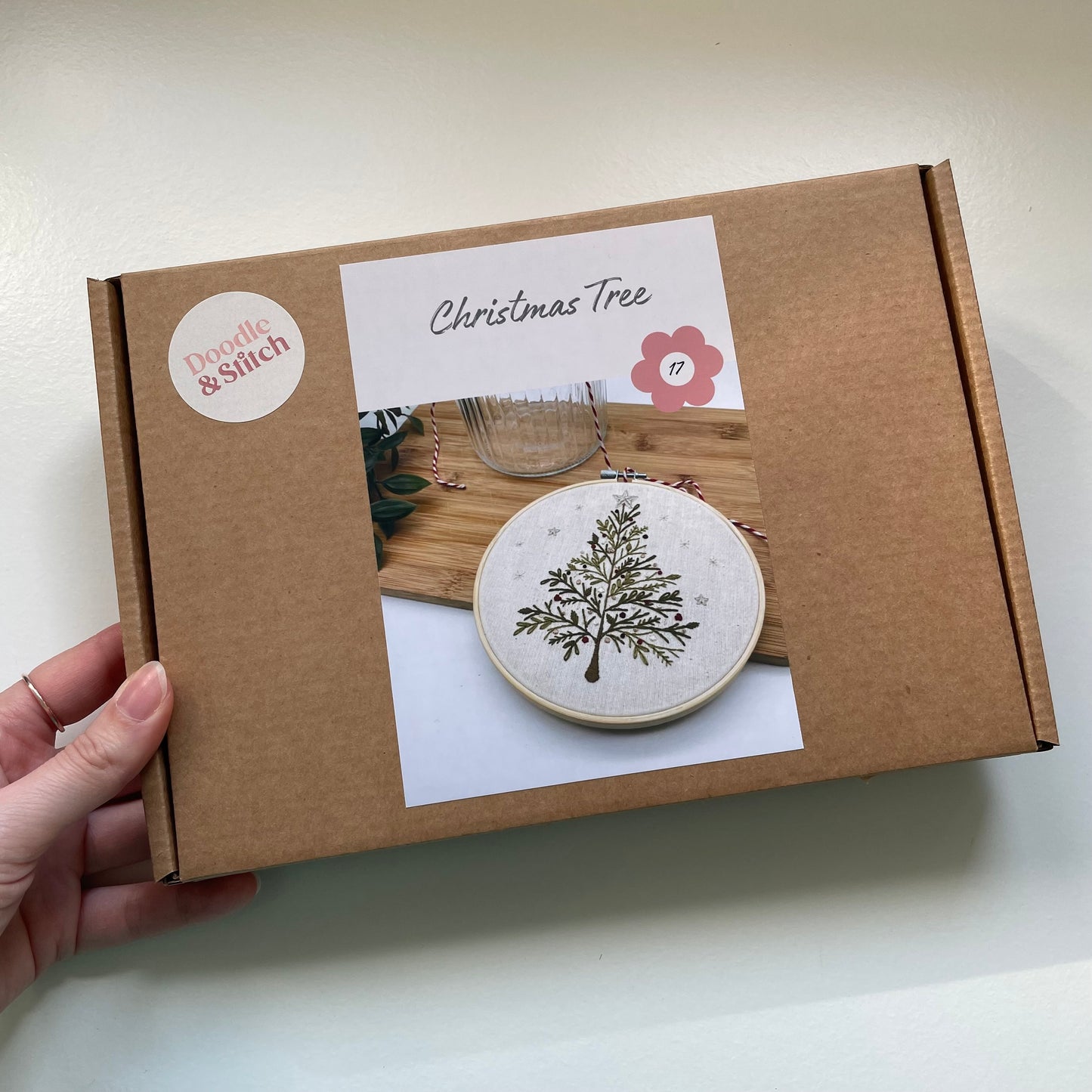 Christmas Tree Embroidery Kit