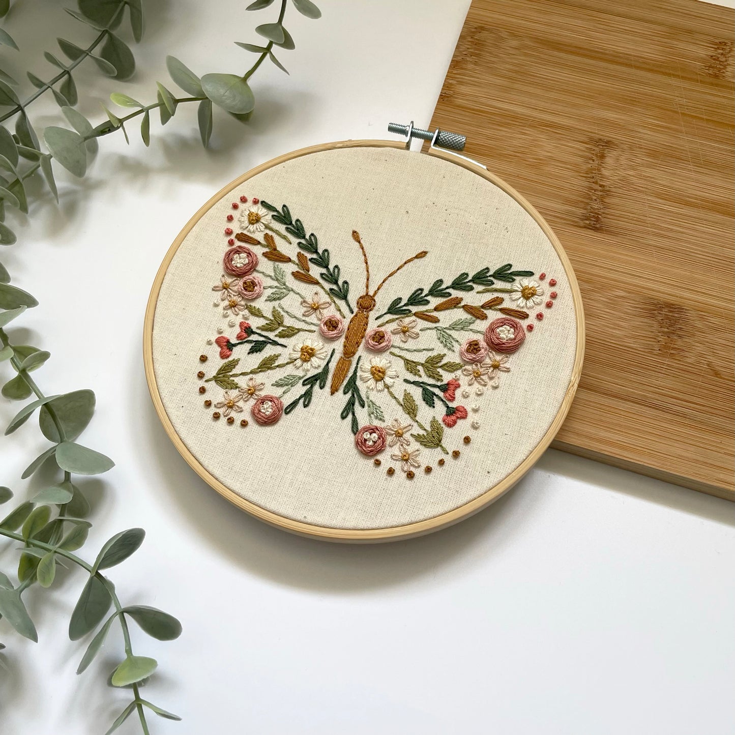 Wildflower Butterfly Digital Pattern