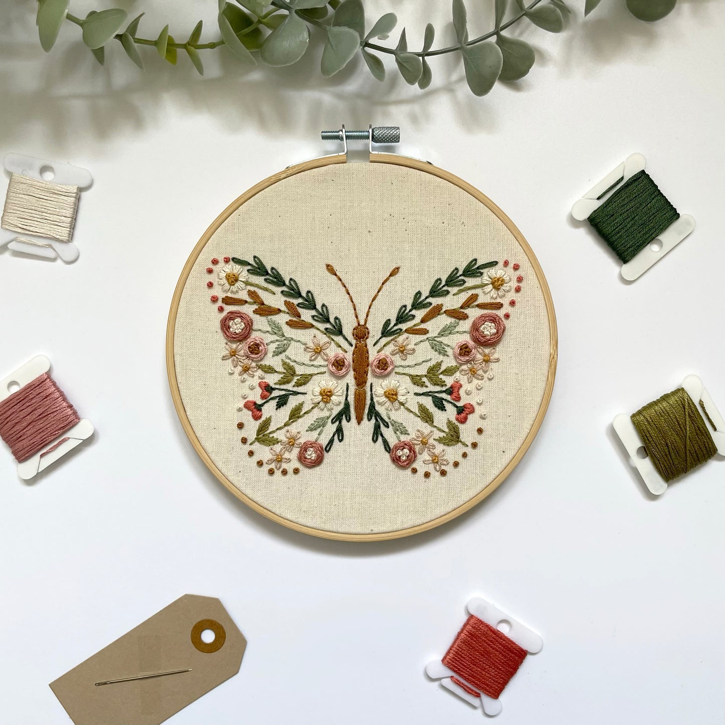 Wildflower Butterfly Digital Pattern