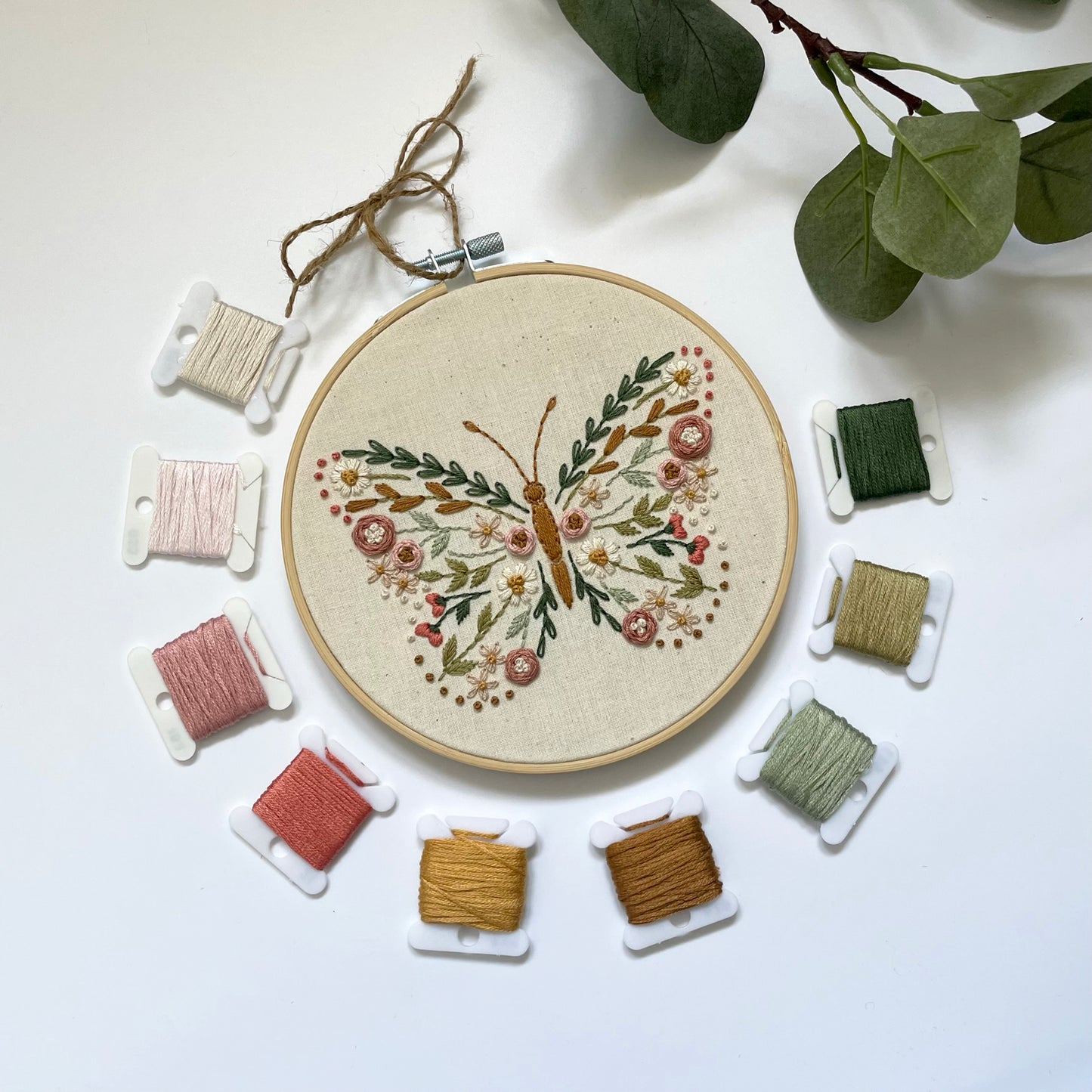 Wildflower Butterfly Digital Pattern