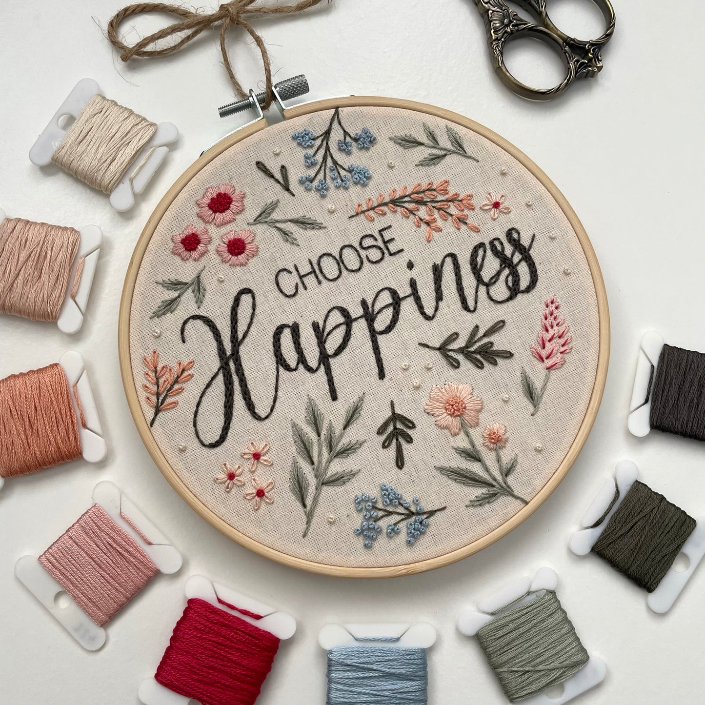 Choose Happiness Digital Pattern