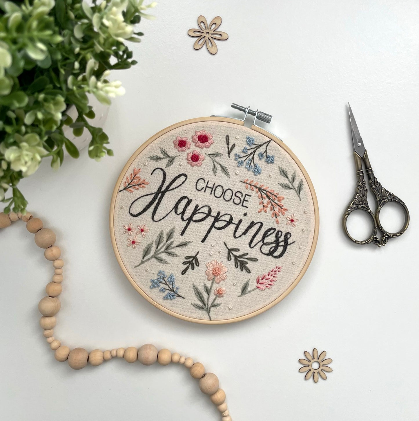 Choose Happiness Digital Pattern