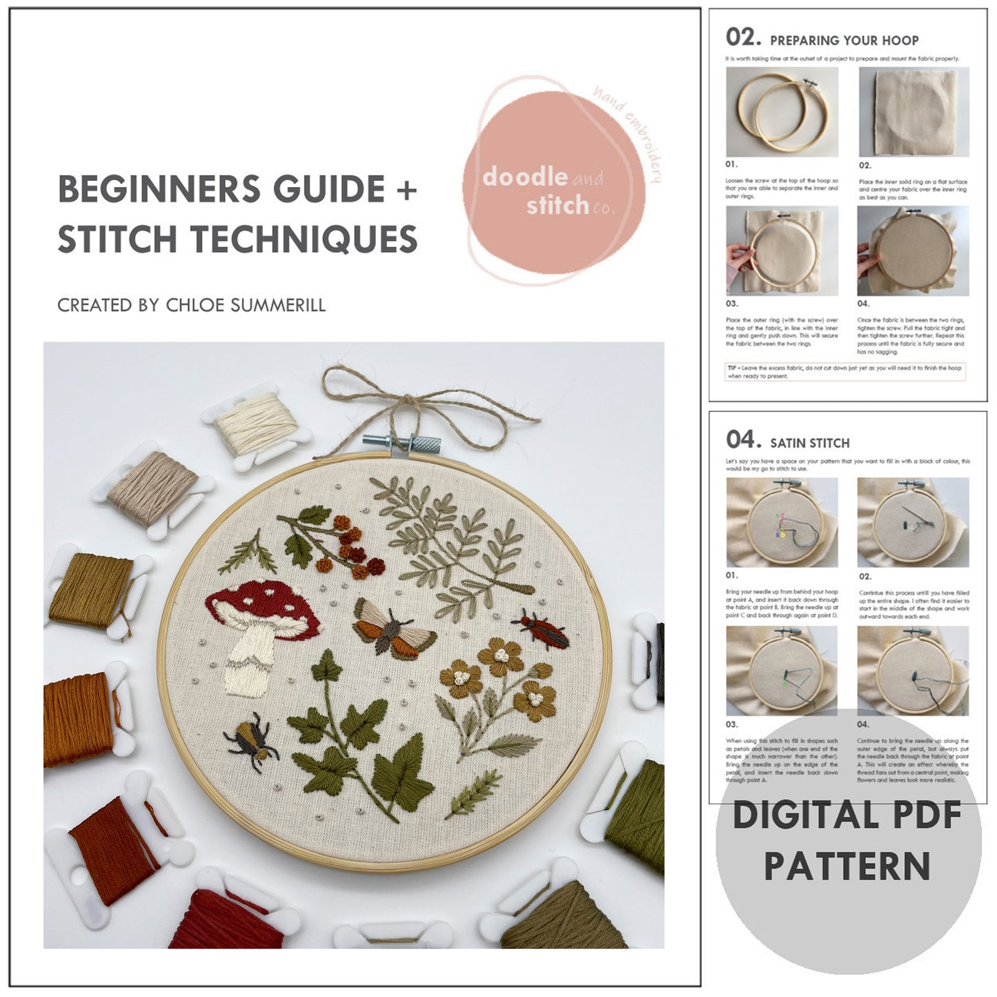 Winter Woodland Treasures Digital Pattern