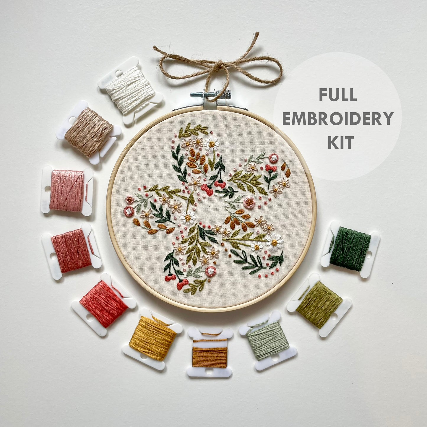 Wildflower Blossom Embroidery Kit