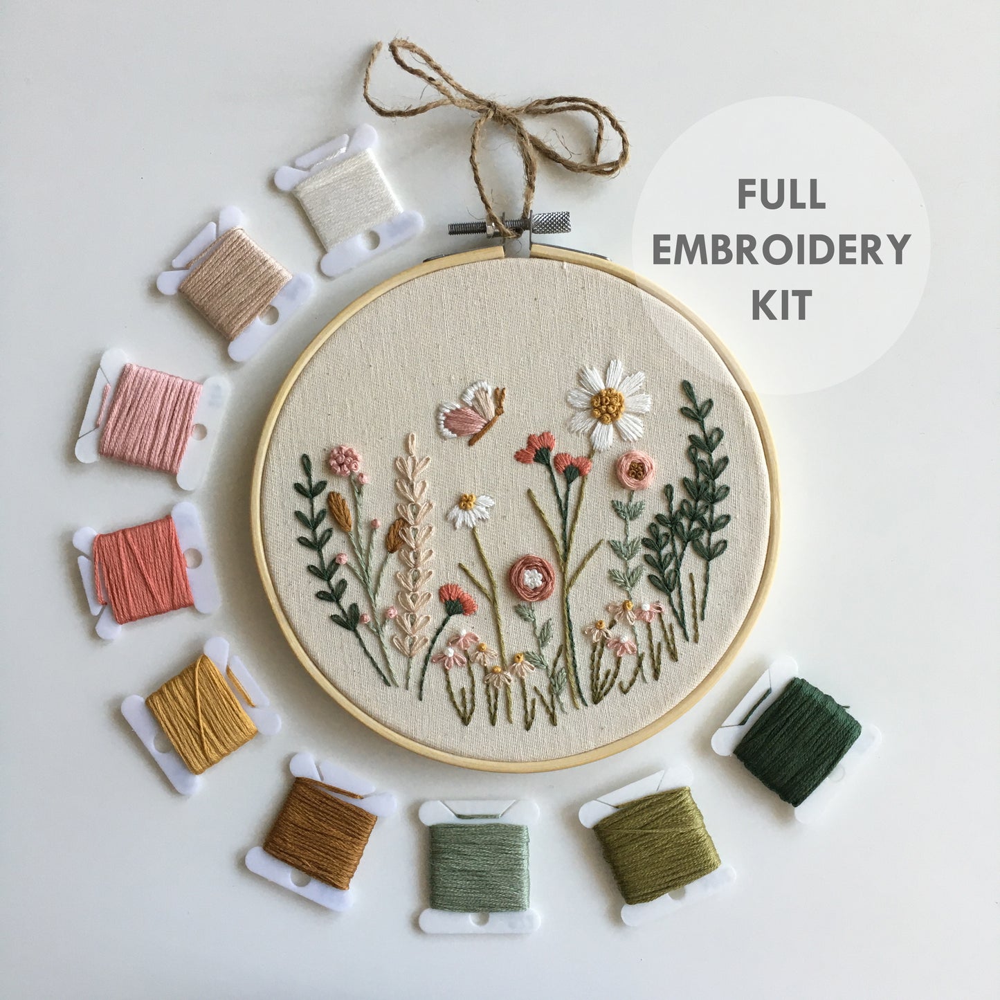 Wildflower Meadow Embroidery Kit