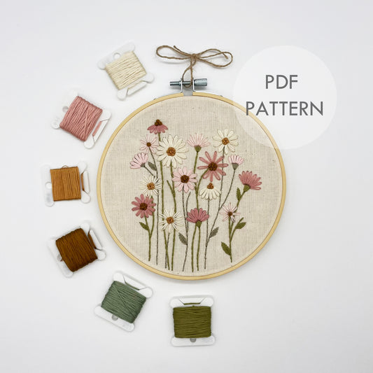 Daisy Field Digital Pattern